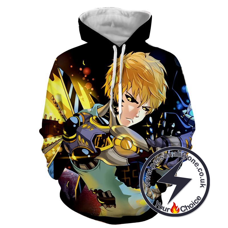 One Punch Man - Genos 3D - Hoodies